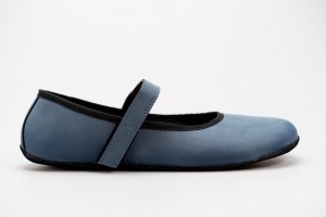 Ballerinas Ahinsa Ananda Nubuck Barefoot Mujer Azules | NQC3988US