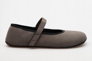 Ballerinas Ahinsa Ananda Suede Barefoot Mujer Gris | ZBG435KW