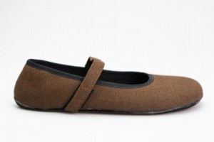 Ballerinas Ahinsa Ananda Suede Barefoot Mujer Marrones | UVJ6976MI