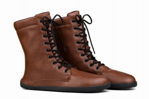 Botas de Invierno Ahinsa Jaya Barefoot Mujer Marrones Claro | ZYX9066UW