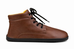 Botines Ahinsa Sundara Barefoot Hombre Marrones Claro | NZM535GS