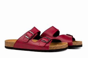 Sandalias Ahinsa Barefoot Hombre Burdeos | THV3663EQ