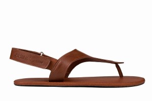 Sandalias Ahinsa Simple Barefoot Hombre Marrones | NCG5949BZ