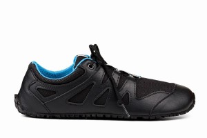 Zapatillas Running Ahinsa Chitra Run Barefoot Mujer Negras Azules | YSI10090GY