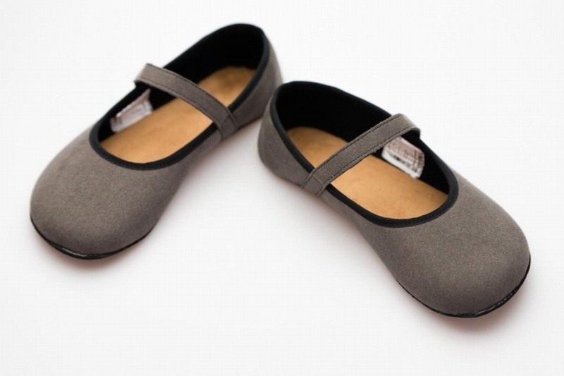 Ballerinas Ahinsa Ananda Suede Barefoot Mujer Gris | ZBG435KW