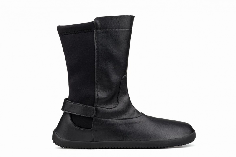 Botas Media Pierna Ahinsa Barefoot Mujer Negras | VOJ4781RX