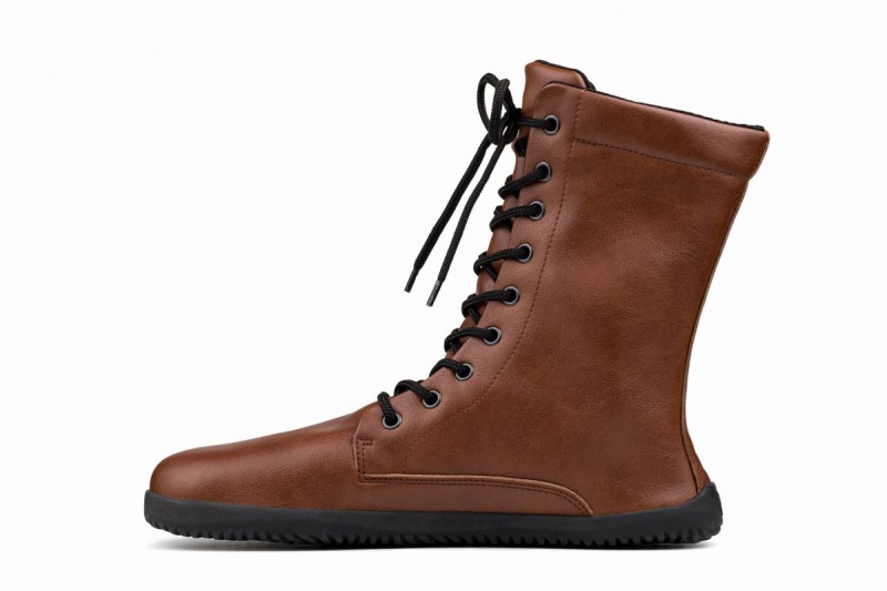 Botas de Invierno Ahinsa Jaya Barefoot Hombre Marrones Claro | DJN7389PX