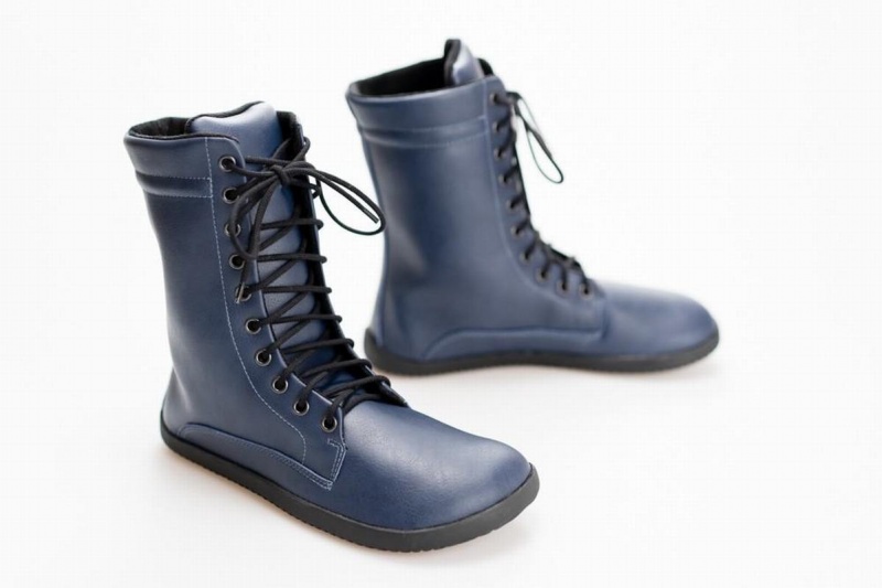 Botas de Invierno Ahinsa Jaya Barefoot Hombre Azules | OSO9996PL