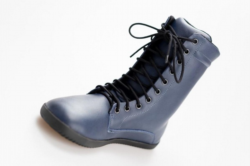 Botas de Invierno Ahinsa Jaya Barefoot Hombre Azules | OSO9996PL