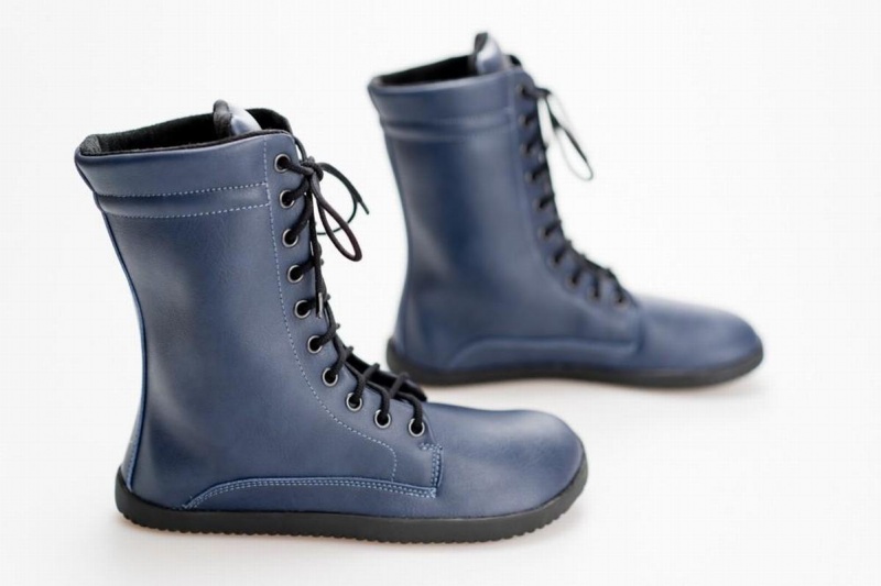 Botas de Invierno Ahinsa Jaya Barefoot Hombre Azules | OSO9996PL