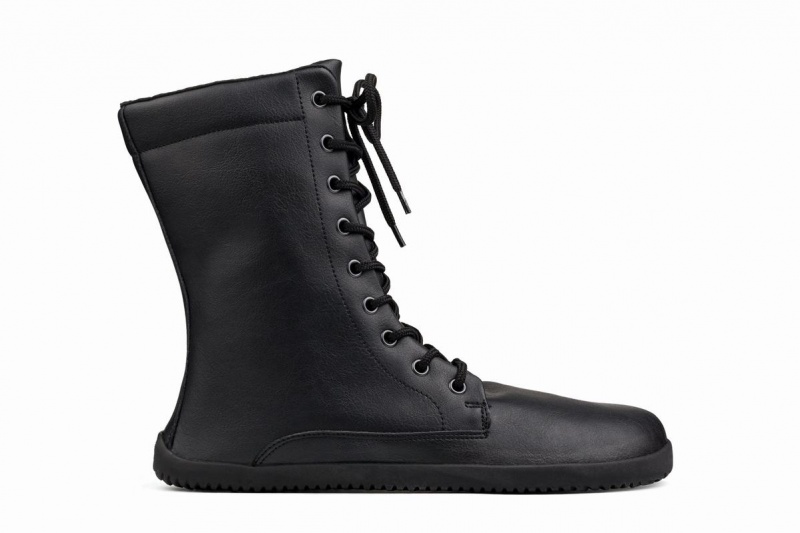 Botas de Invierno Ahinsa Jaya Barefoot Hombre Negras | EEP4591QP