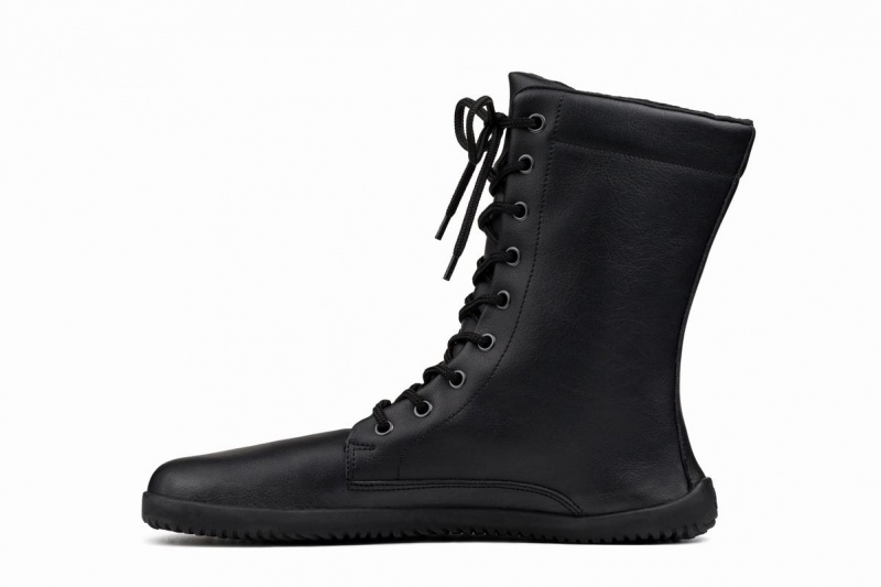 Botas de Invierno Ahinsa Jaya Barefoot Hombre Negras | EEP4591QP