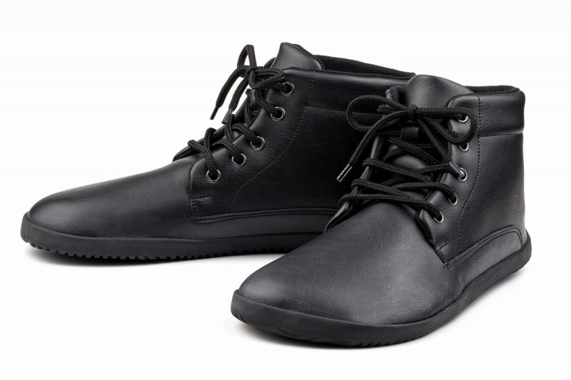 Botines Ahinsa Xwide Sundara Barefoot Hombre Negras | YWO4335UP