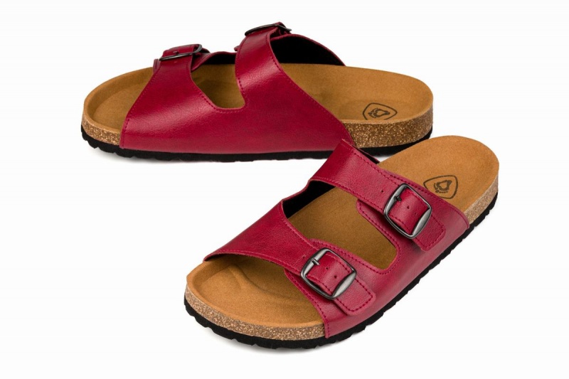 Sandalias Ahinsa Barefoot Hombre Burdeos | THV3663EQ