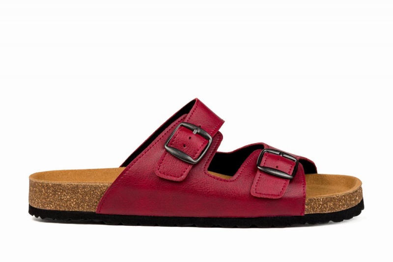 Sandalias Ahinsa Barefoot Hombre Burdeos | THV3663EQ