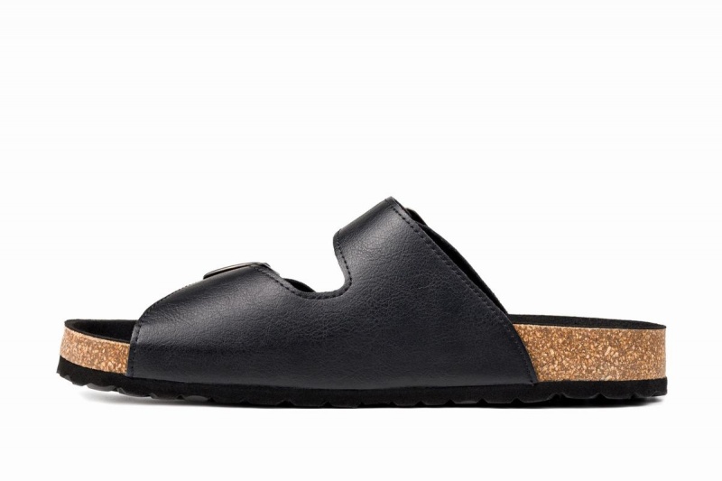 Sandalias Ahinsa Barefoot Hombre Negras | JOU7180AM