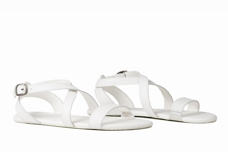 Sandalias Ahinsa Hava Barefoot Mujer Blancas | NEO7960YE