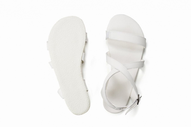 Sandalias Ahinsa Hava Barefoot Mujer Blancas | NEO7960YE