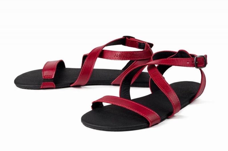 Sandalias Ahinsa Hava Barefoot Mujer Burdeos | AUH5219BD