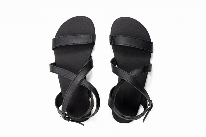 Sandalias Ahinsa Hava Barefoot Mujer Negras | EAM5846DL