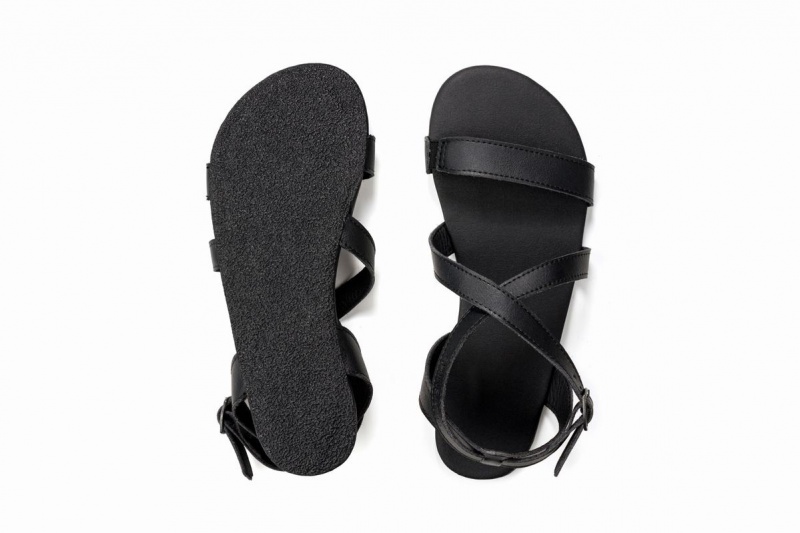 Sandalias Ahinsa Hava Barefoot Mujer Negras | EAM5846DL