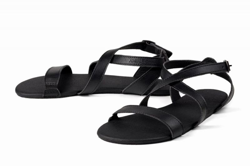 Sandalias Ahinsa Hava Barefoot Mujer Negras | EAM5846DL