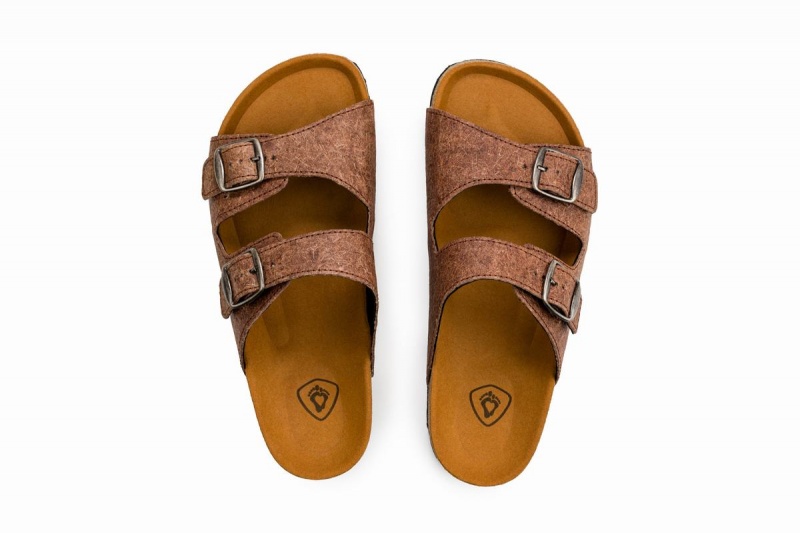 Sandalias Ahinsa Malai Barefoot Hombre Marrones | ZNA9594KR