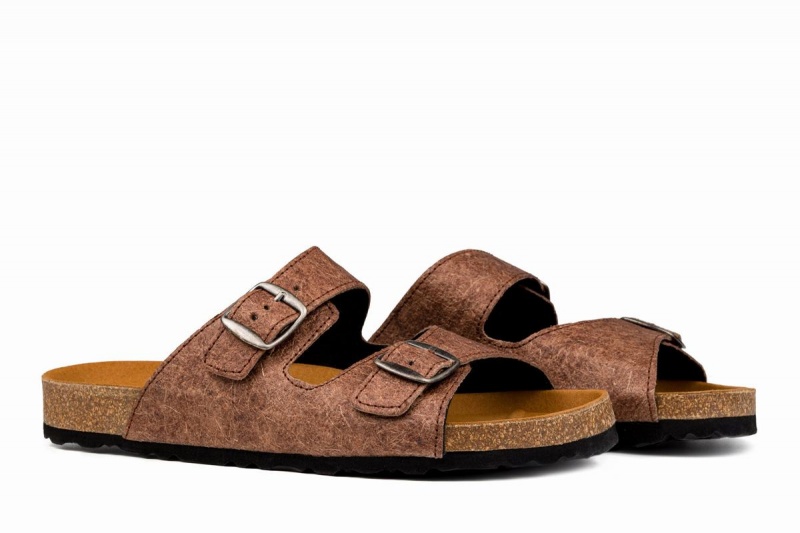 Sandalias Ahinsa Malai Barefoot Hombre Marrones | ZNA9594KR