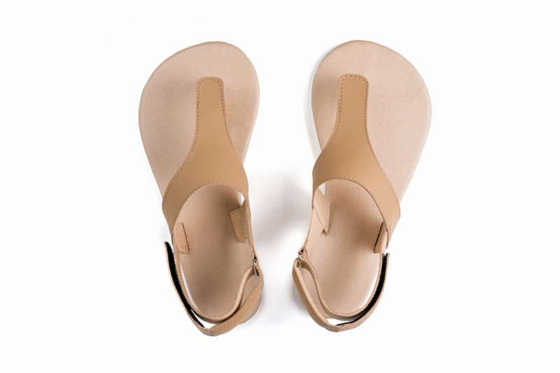 Sandalias Ahinsa Simple Barefoot Hombre Beige | USS1465SA