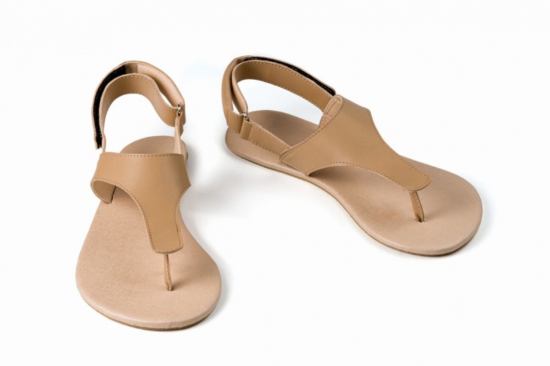 Sandalias Ahinsa Simple Barefoot Hombre Beige | USS1465SA