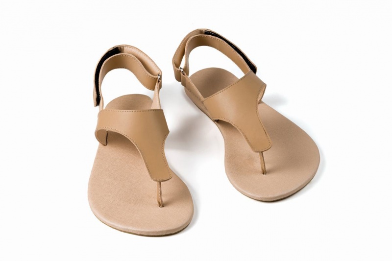 Sandalias Ahinsa Simple Barefoot Hombre Beige | USS1465SA