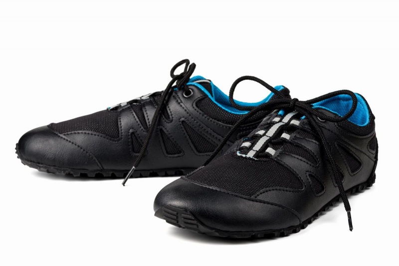 Zapatillas Running Ahinsa Chitra Trek&trail Barefoot Hombre Azules Negras | COA8754BU