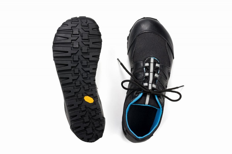 Zapatillas Running Ahinsa Chitra Trek&trail Barefoot Mujer Azules Negras | KOB2522DX