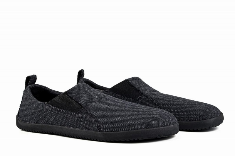 Zapatillas Sin Cordones Ahinsa Recycled Barefoot Hombre Gris Oscuro | ZSW8120XL