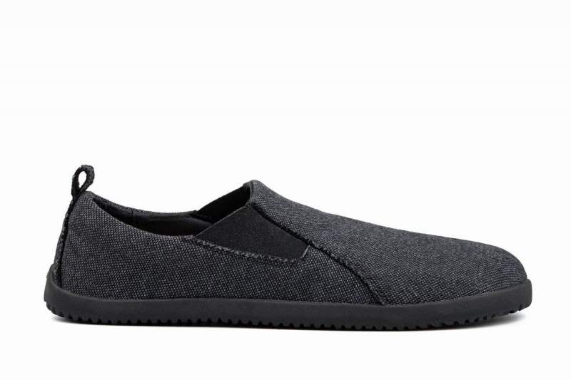 Zapatillas Sin Cordones Ahinsa Recycled Barefoot Hombre Gris Oscuro | ZSW8120XL